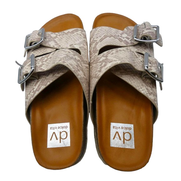 DOLCE VITA SNAKE PRINT WOMEN'S SANDALS sz 7.5 (as is) - Picture 6 of 7